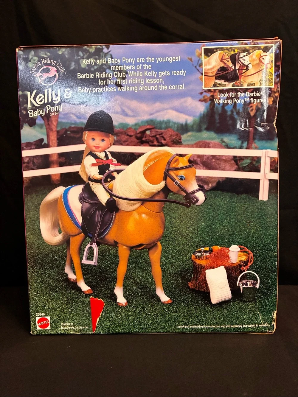 1998 Barbie Riding Club Kelly & Baby Pony Gift Set | NRFB